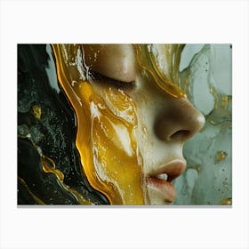 Honey Drips Canvas Print