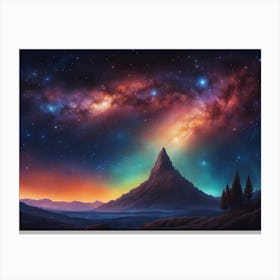 Galaxy Painting Canvas Print