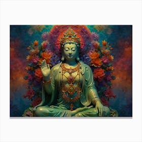 Buddha statue 2 Canvas Print