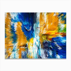 Acrylic Extruded Painting 110 Canvas Print