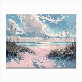 Peaceful Beach 7 Canvas Print