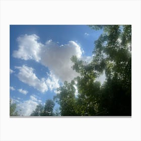 Clouds In The Sky Canvas Print