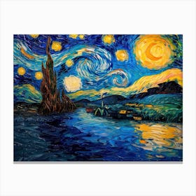 Contemporary Artwork Inspired By Vincent Van Gogh 3 Canvas Print