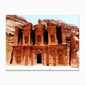 Petra the Monastery Canvas Print