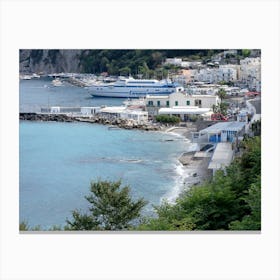 Capri Port - Anton Maliar art photo Italy Italian photography travel sea Canvas Print