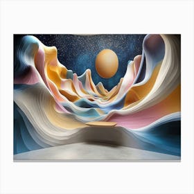 3d Modern Art Canvas Print