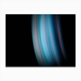 Glowing Abstract Curved Lines 6 Canvas Print