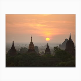 Sunrise Bagan 2 Canvas Print