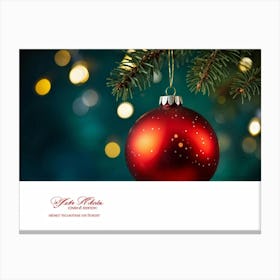 Christmas Ornament 7 Canvas Print