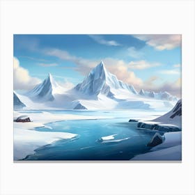 Arctic Landscape 1 Canvas Print