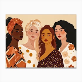 Women Of Color 7 Canvas Print