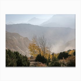 Himalaya Mountains In Autumn Canvas Print