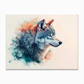 Wolf Painting 2 Canvas Print