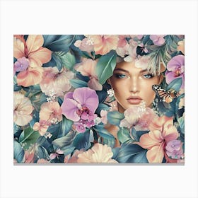 Flower Wall Art 12 Canvas Print