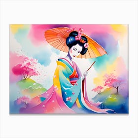 Geisha 57 Canvas Print