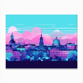 Helsinki Skyline Canvas Print