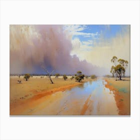 After Storm In The Outback Canvas Print