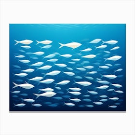 School Of Fish Canvas Print