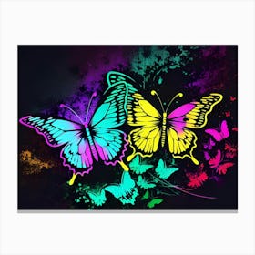 Colorful Butterflies 99 Canvas Print