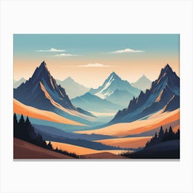 Mountain Landscape 12 Canvas Print