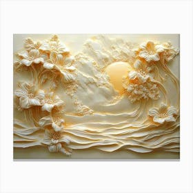 Beautiful 3d Relief Art 2 Canvas Print