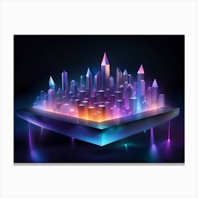 Cityscape 70 Canvas Print