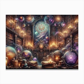 Library Of Magic 1 Canvas Print