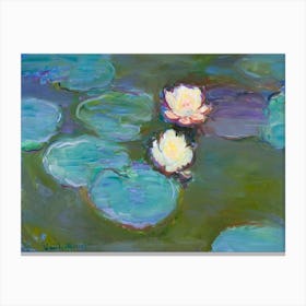 Nympheas (1897?1898), Claude Monet Canvas Print