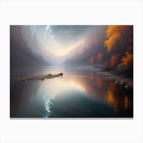 Notes Of Reflection Canvas Print