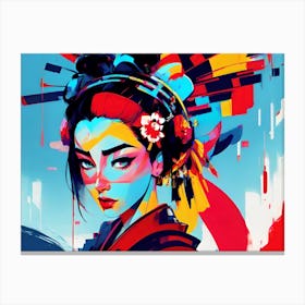 Geisha Girl 6 Canvas Print