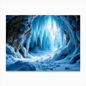 Ice Cave 1 Canvas Print