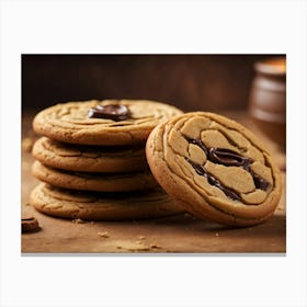 Chocolate Chip Cookies Canvas Print