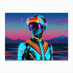 Futuristic Woman 9 Canvas Print