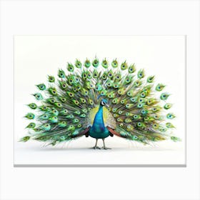 Peacock 19 Canvas Print