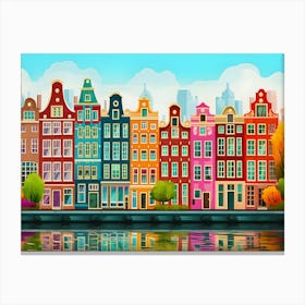 Amsterdam The Netherlands Traveller Gift Canvas Print