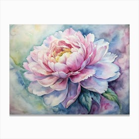 Pink Peony Canvas Print