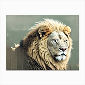 Lion art 54 Canvas Print