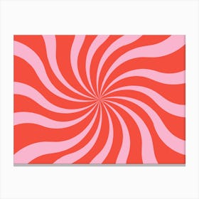 Psychedelic Swirl 4 Canvas Print