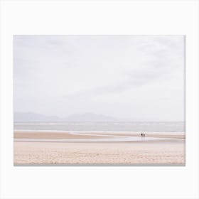 People On Beach Canvas Print