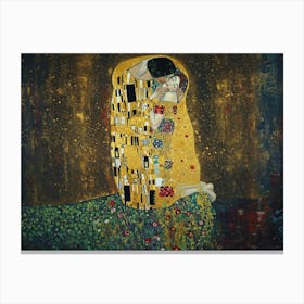 Kiss By Gustav Klimt Canvas Print