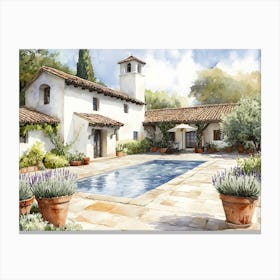 Spanish Winery 3 Canvas Print