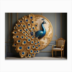 Peacock 19 Canvas Print