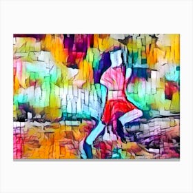 Abstract - Dancer Canvas Print