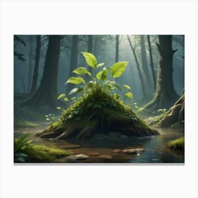 Mossy Forest Canvas Print