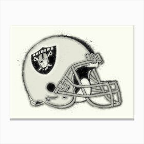 Las Vegas Raiders Helmet Canvas Print