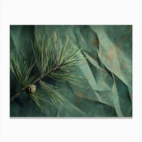 Pine Branch Canvas Print