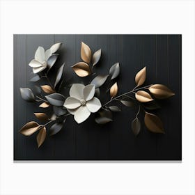 Magnolia Wall Canvas Print