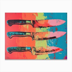 Contemporary Artwork Inspired By Andy Warhol 15 Canvas Print