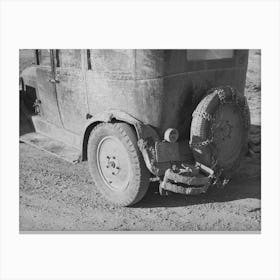 Car Of Farmer Covered With Mud, Eufaula, Oklahoma By Russell Lee Canvas Print