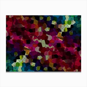 Modern Color Mosaic Canvas Print